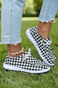 Checkered Lace Up Shoes RTS