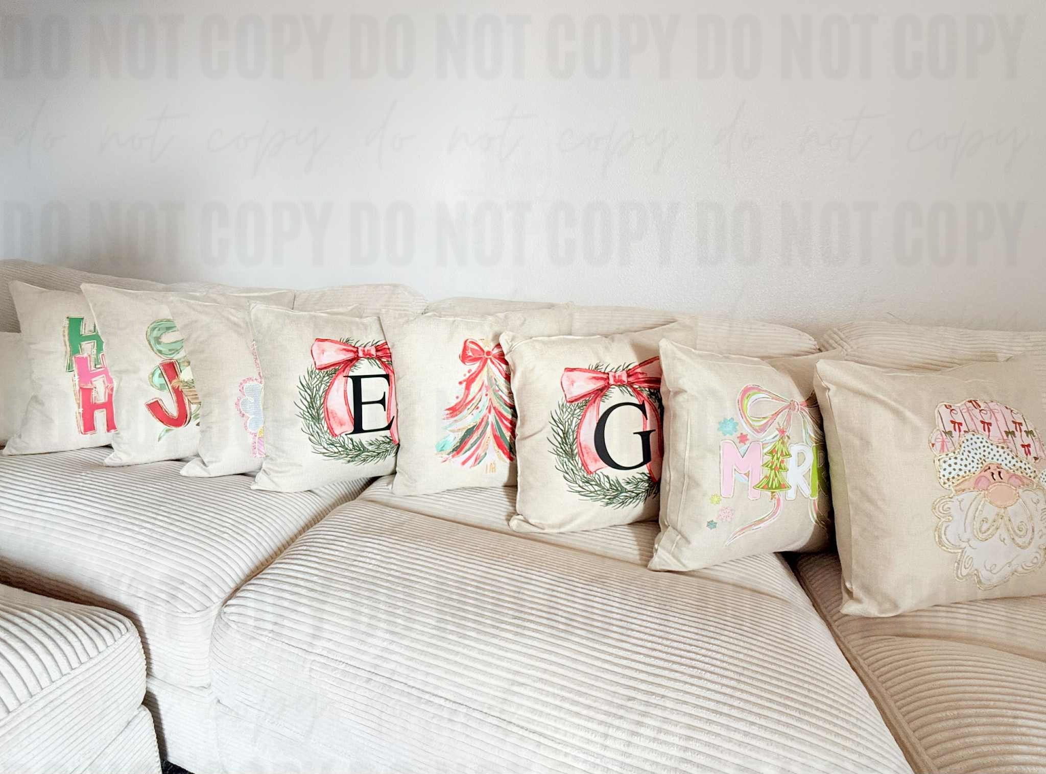 Custom Christmas Pillow Covers - WS