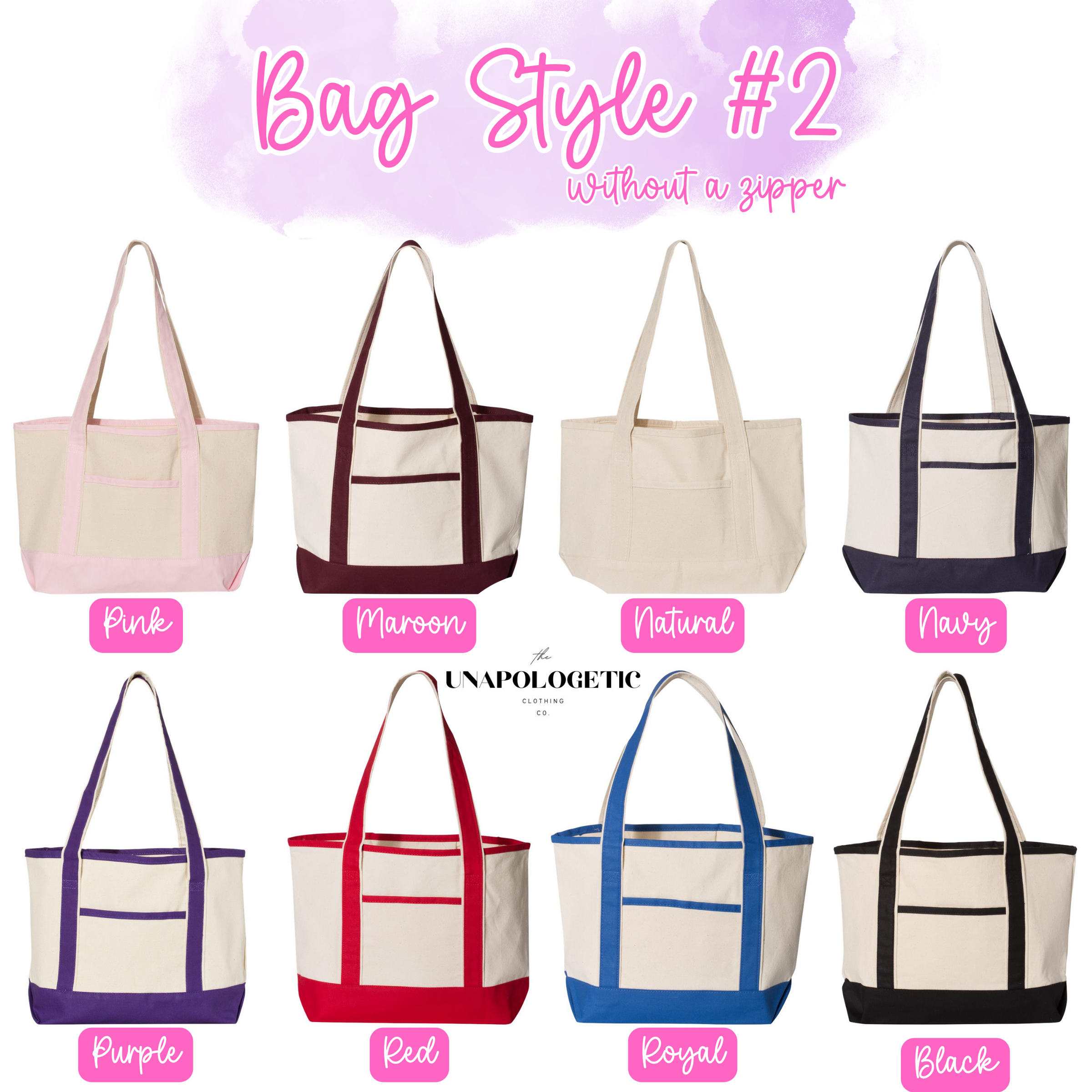 Embroidered Teacher Tote Bag - WS