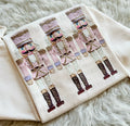 Pink Nutcrackers (faux) Hand Painted - WS