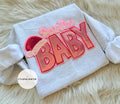 Santa Baby  Embroidered/Sequin Patch Sweatshirt - WS
