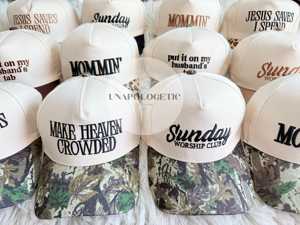 Embroidered Adjustable Hat - WS