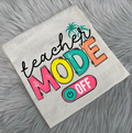 Teacher mode off - WS
