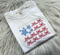 Coq Flag with Bows (Embroidered) -WS