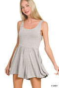 Double Layered Tank Romper Zenana RTS