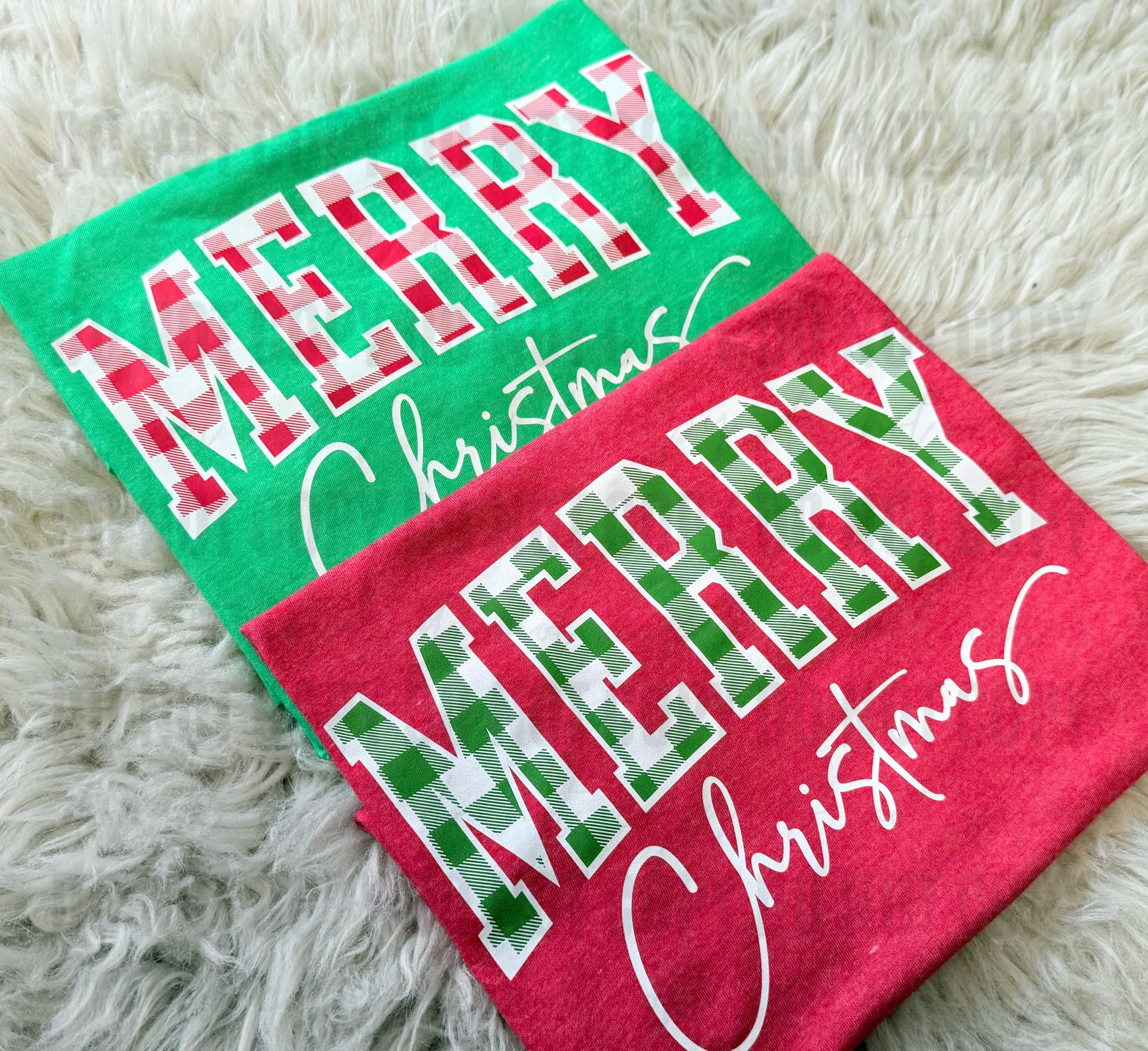 Plaid Merry Christmas - WS