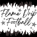 Flame Drip Football - WS
