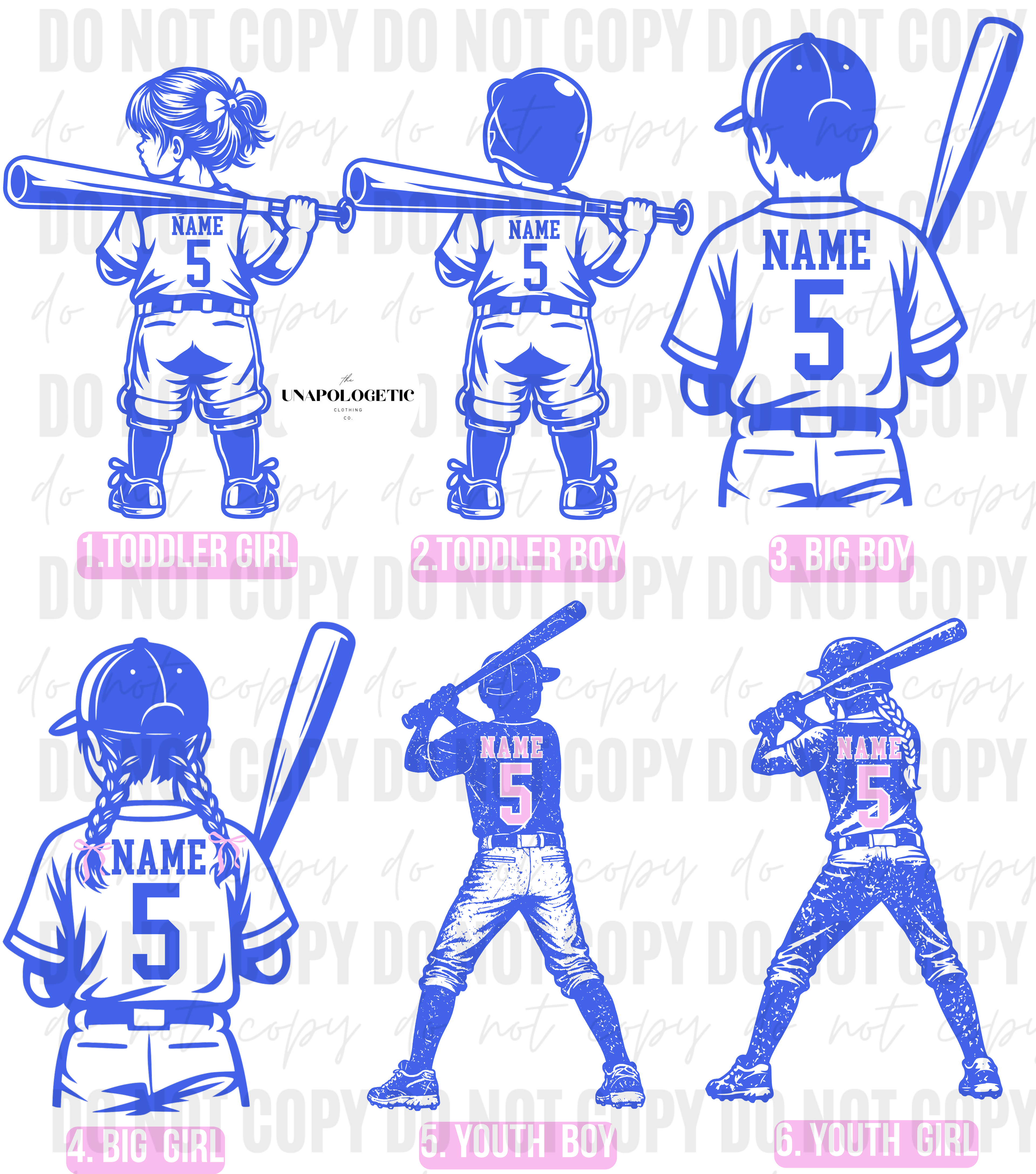 Striped Front and Back Custom Baseball - WS