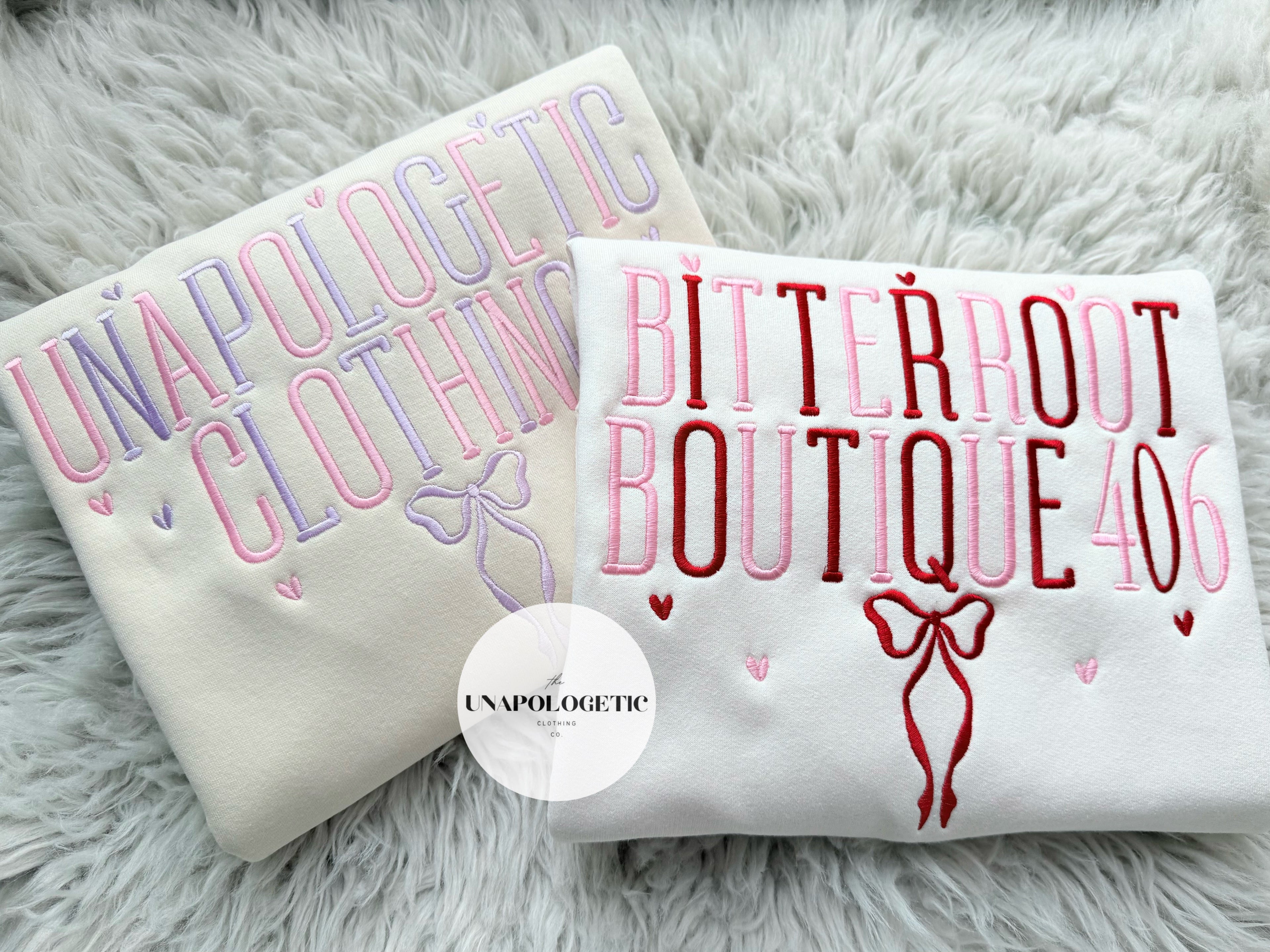 Branded Valentine Embroidery -WS