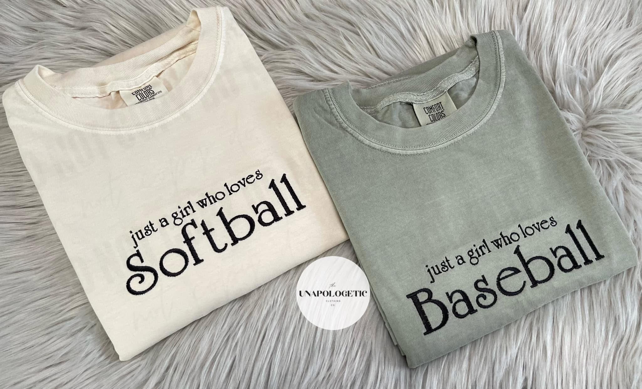 Just a girl who loves Embroidered - WS