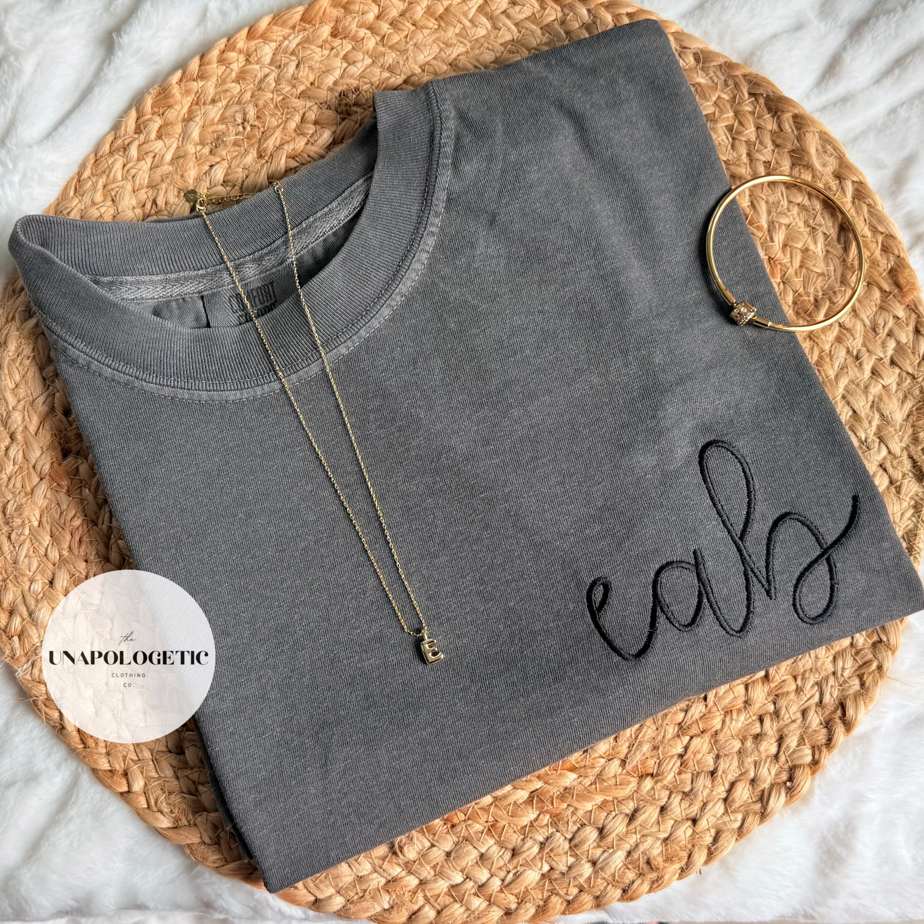 Script Monogram Embroidered -WS