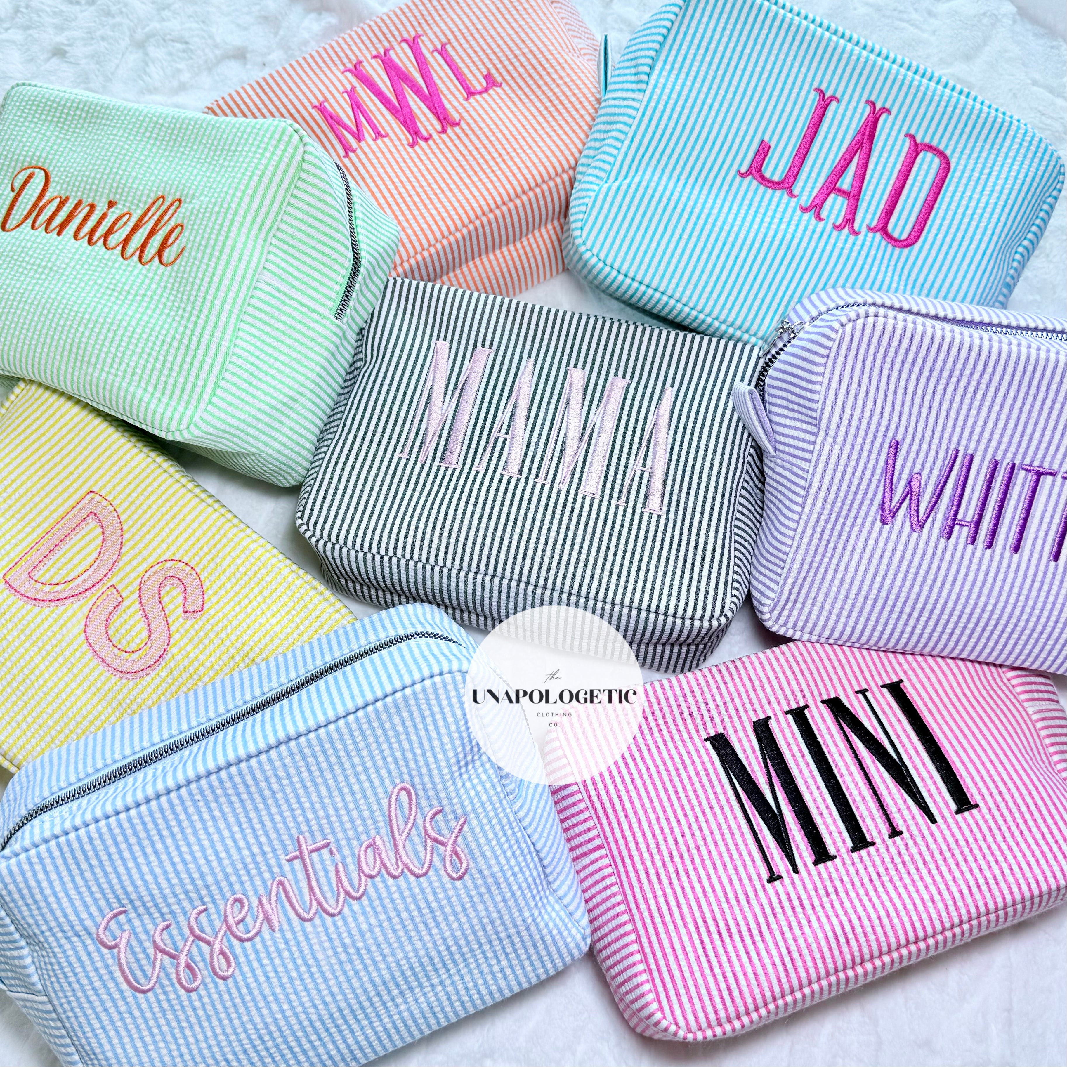 Custom Embroidered Cosmetic Bag - WS