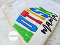 Autism HTV Glitter Embroidered Applique - WS