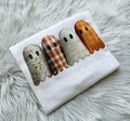 Four Ghosties Faux (Fake) Applique - WS