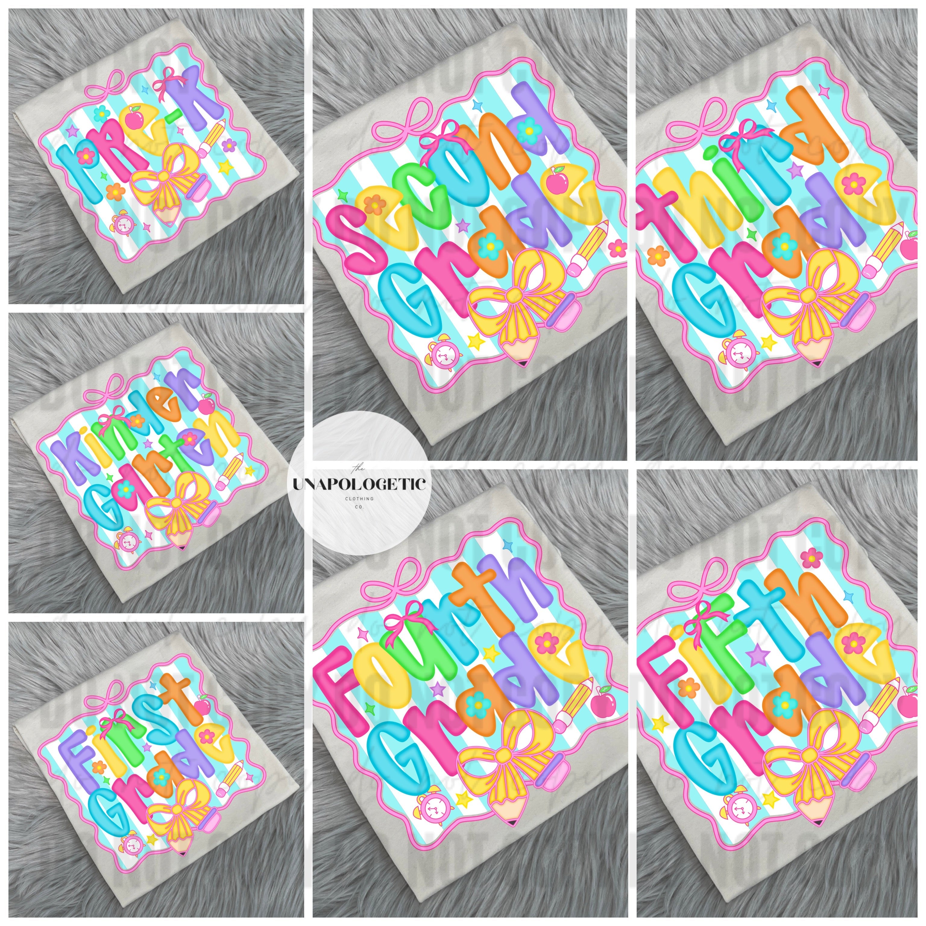 Bright Coq Bow  Grade Tees - WS