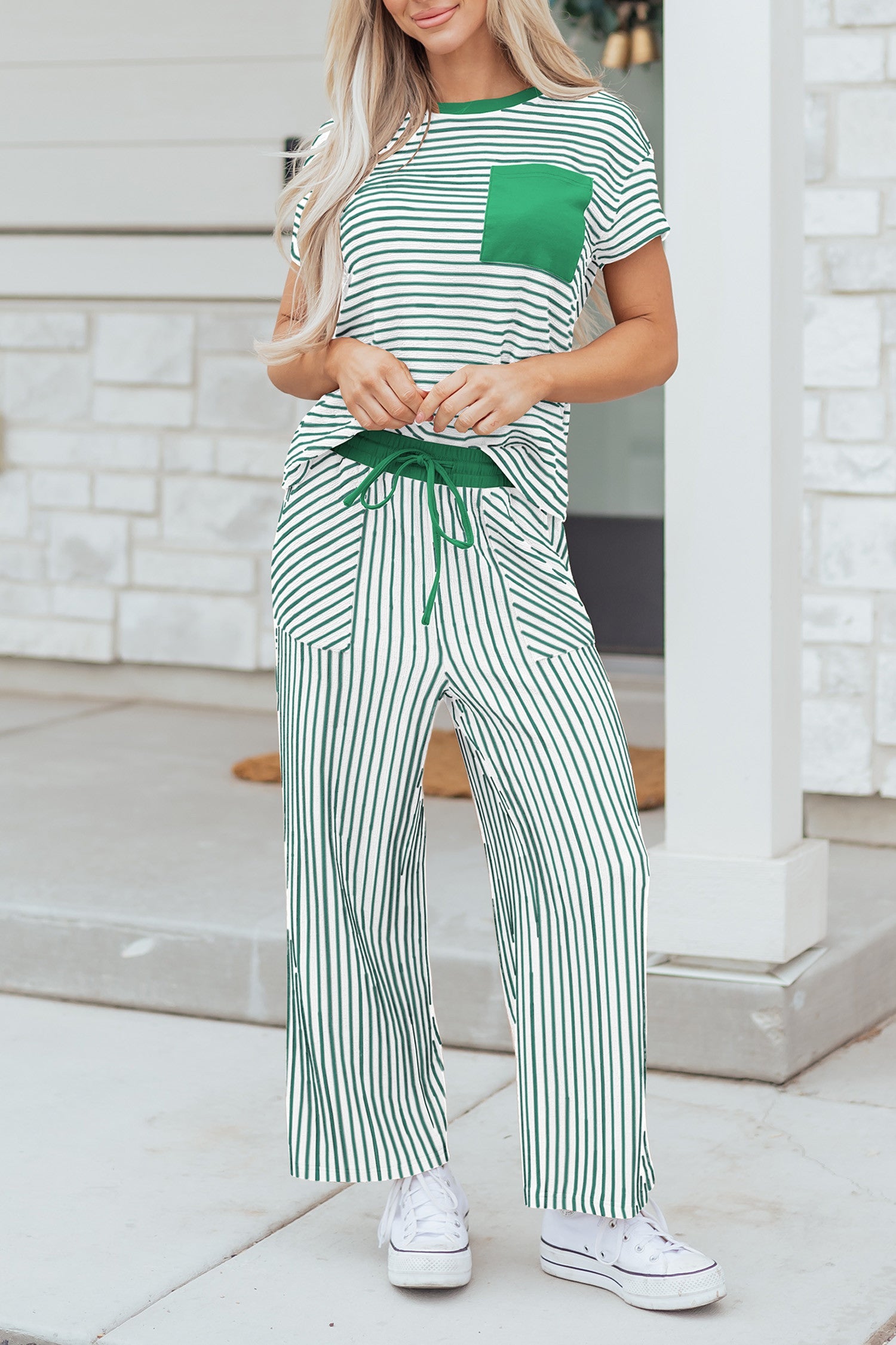 Stripe Drawstring Set RTS