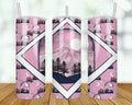 Pink Mountains Tumbler